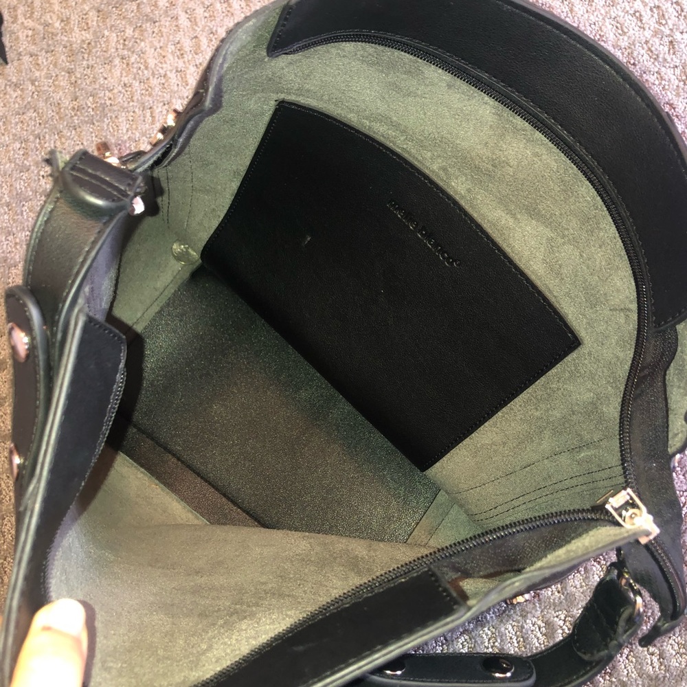 Black Faux Leather Melie Biano Bag - Picture 2 of 2